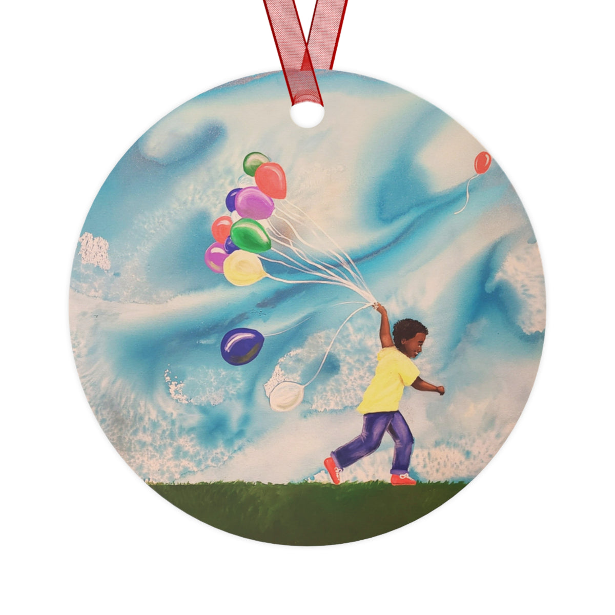 Splendor of the Skies III Metal Ornament