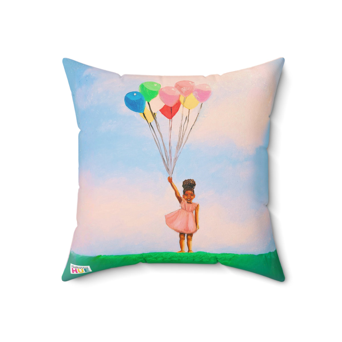 Splendor of the Skies 1 pillow, front.