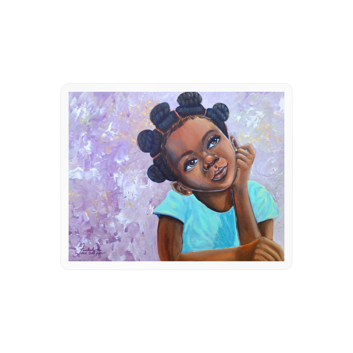 Daydreaming on a Perfect Summer Day I sticker by Fearlessly Hue®, Dana Todd Pope's art.