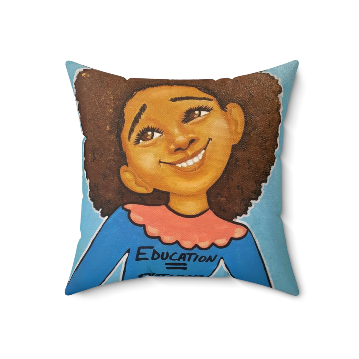 Ed = Op II pillow, front.