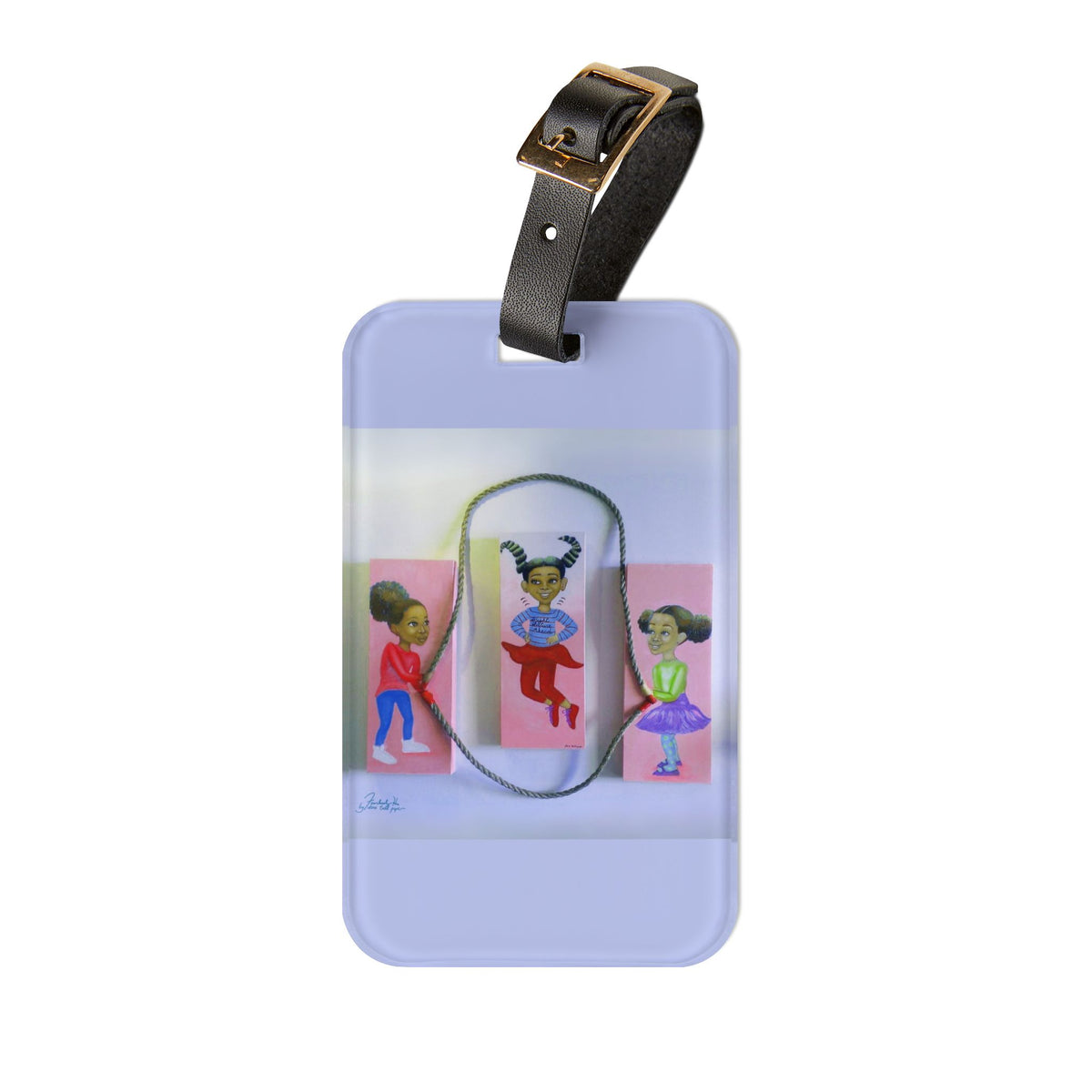 "Jumping to Higher Heights I" Luggage Tag