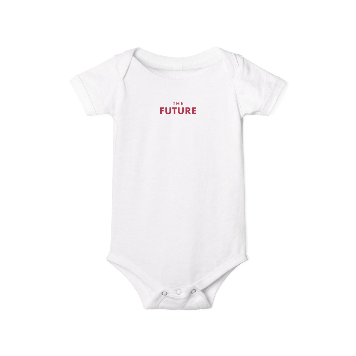 "The Future" Baby Onesie, part of a Fearlessly Hue® matching parent and child set
