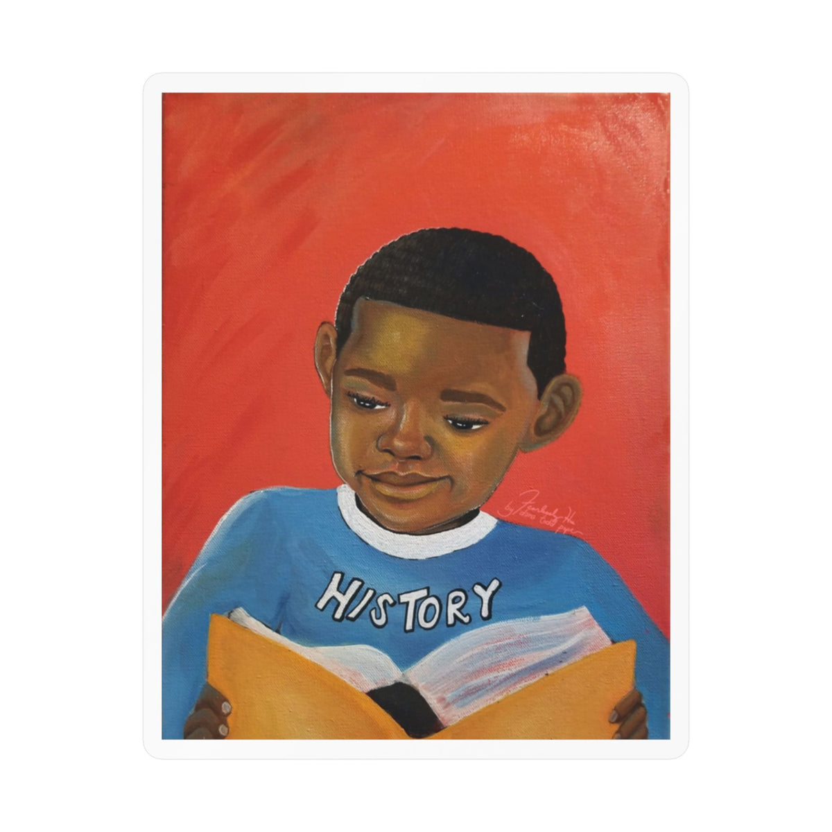 Knowin' Where I Come From sticker by Fearlessly Hue®, Dana Todd Pope's art.