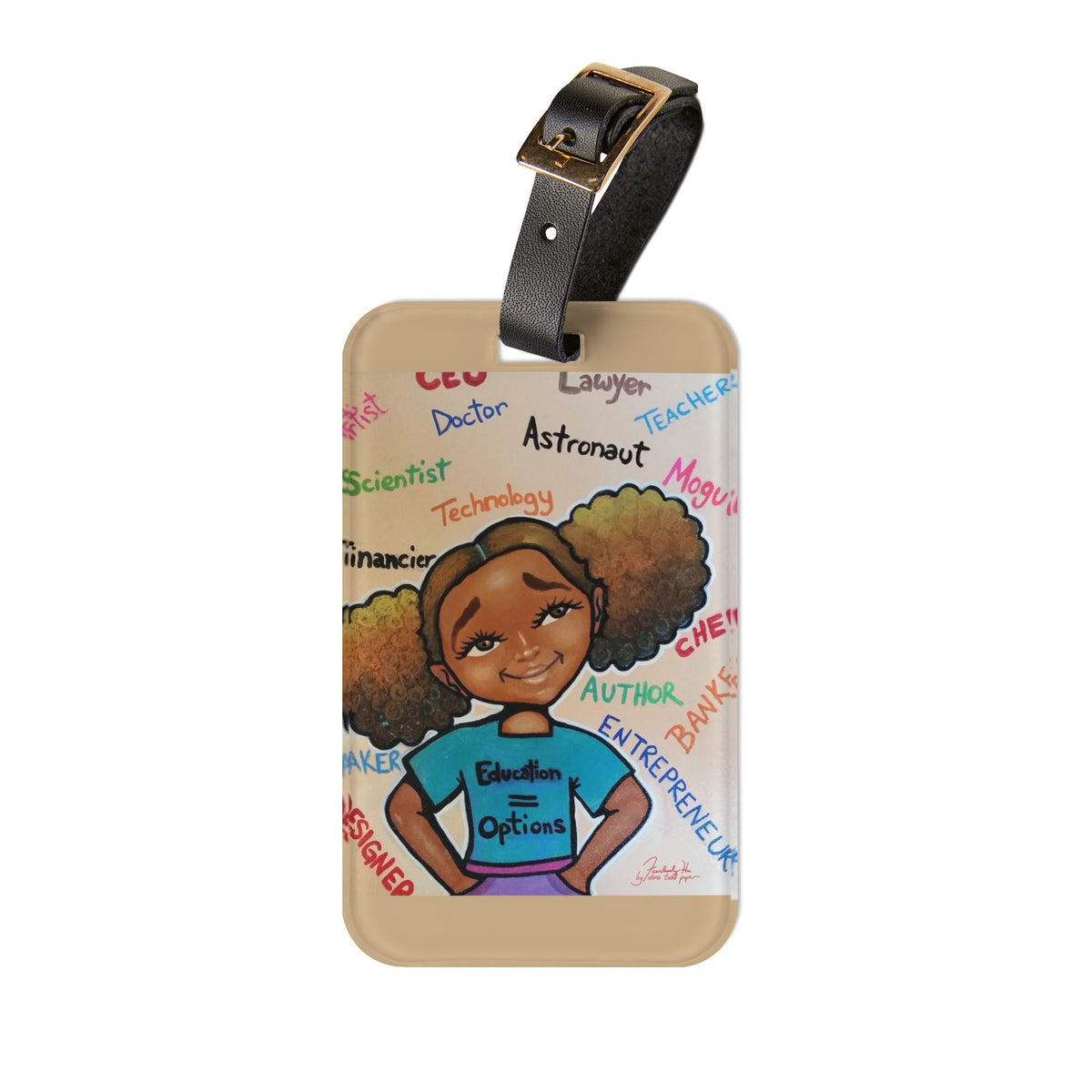 "Ed=Op Girl II" Luggage Tag
