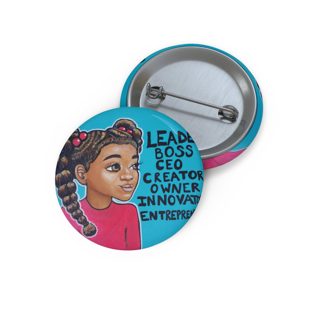 Leader, Boss, C.E.O. (Girl) Pin Button