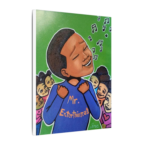 Mr. Entertainment - 11 x 14 Print on Canvas Wall Art