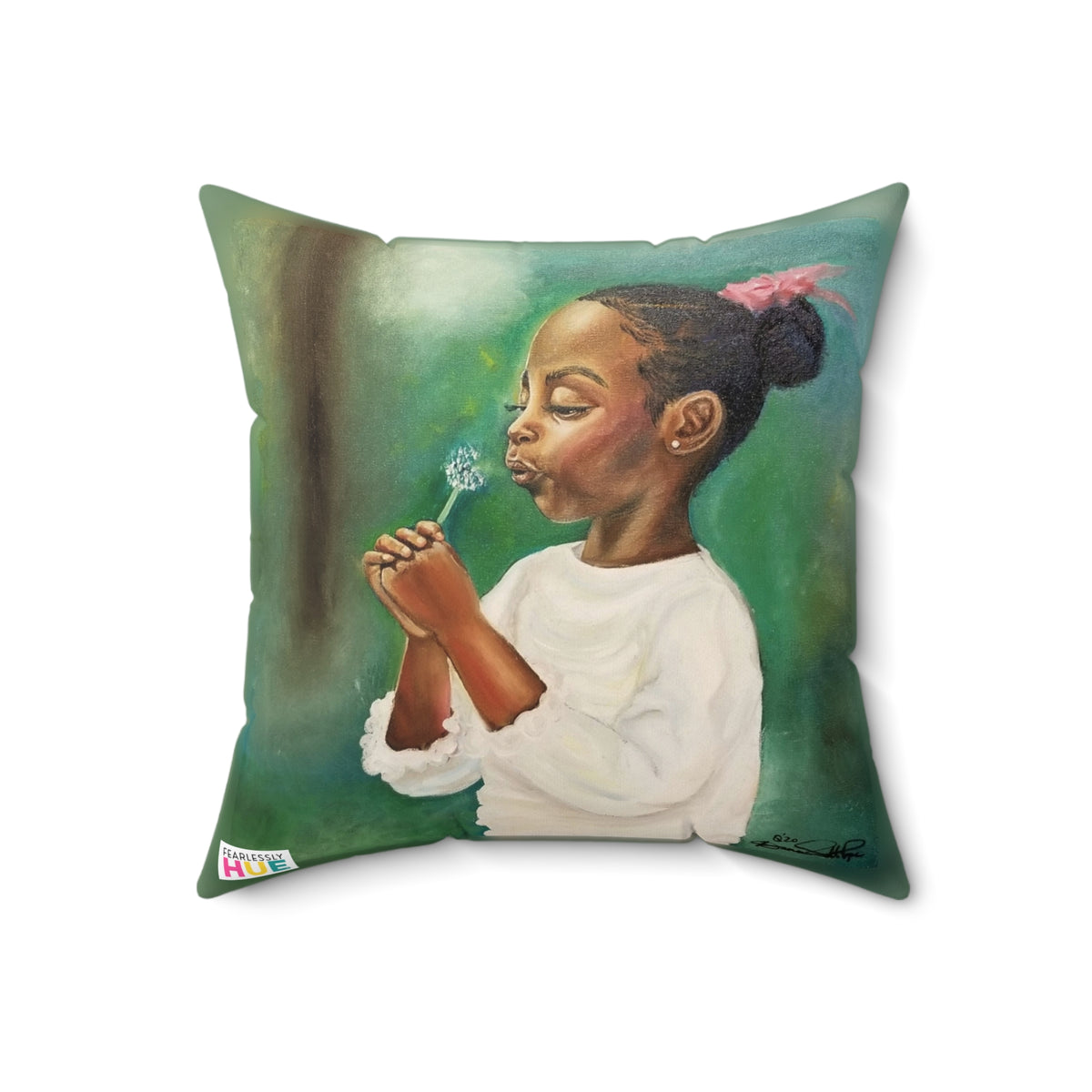 "Wish" 18 x 18 Pillow, Kids Room Decor