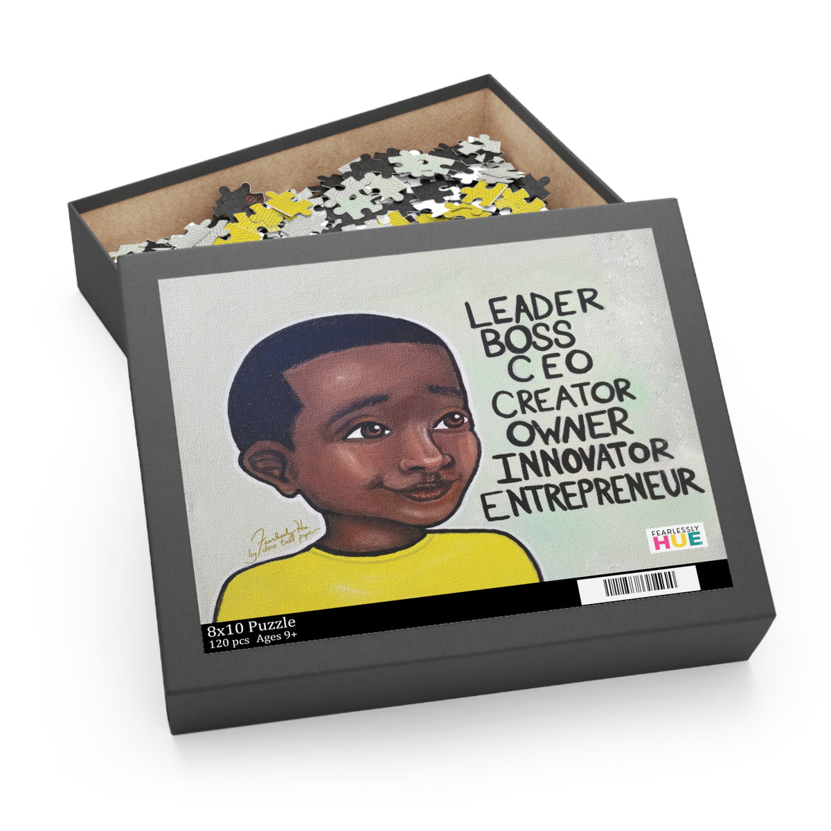 Leader Boss CEO Boy II 120-piece puzzle in its gift box.