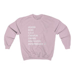 L.B.C. Unisex Crewneck Sweatshirt - Fearlessly Hue by Dana Todd Pope