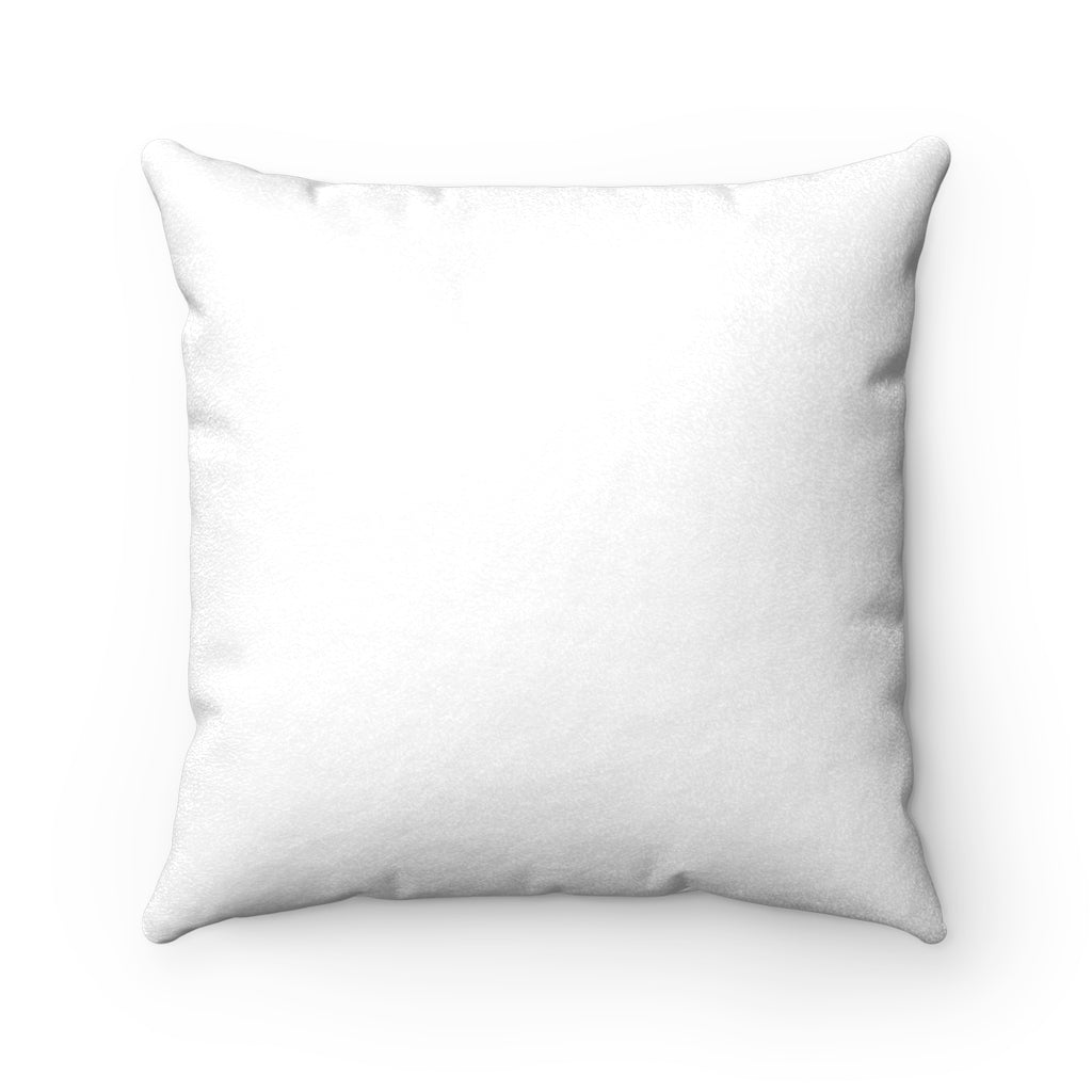 Diamante large square pillow bed- white multi rainbow