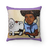 "Lil Vet" 18"x18" Square Pillow