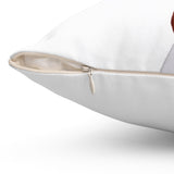 "Because Being Black in a White Space is a Real Thing... IV" 18"x18" Premium Square Pillow