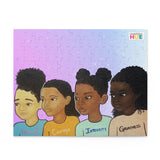 "Strength Courage Integrity Greatness Girls" Puzzle (120 or 252-Piece)