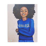 "College Blue and White" Puzzle (120 or 252-Piece)