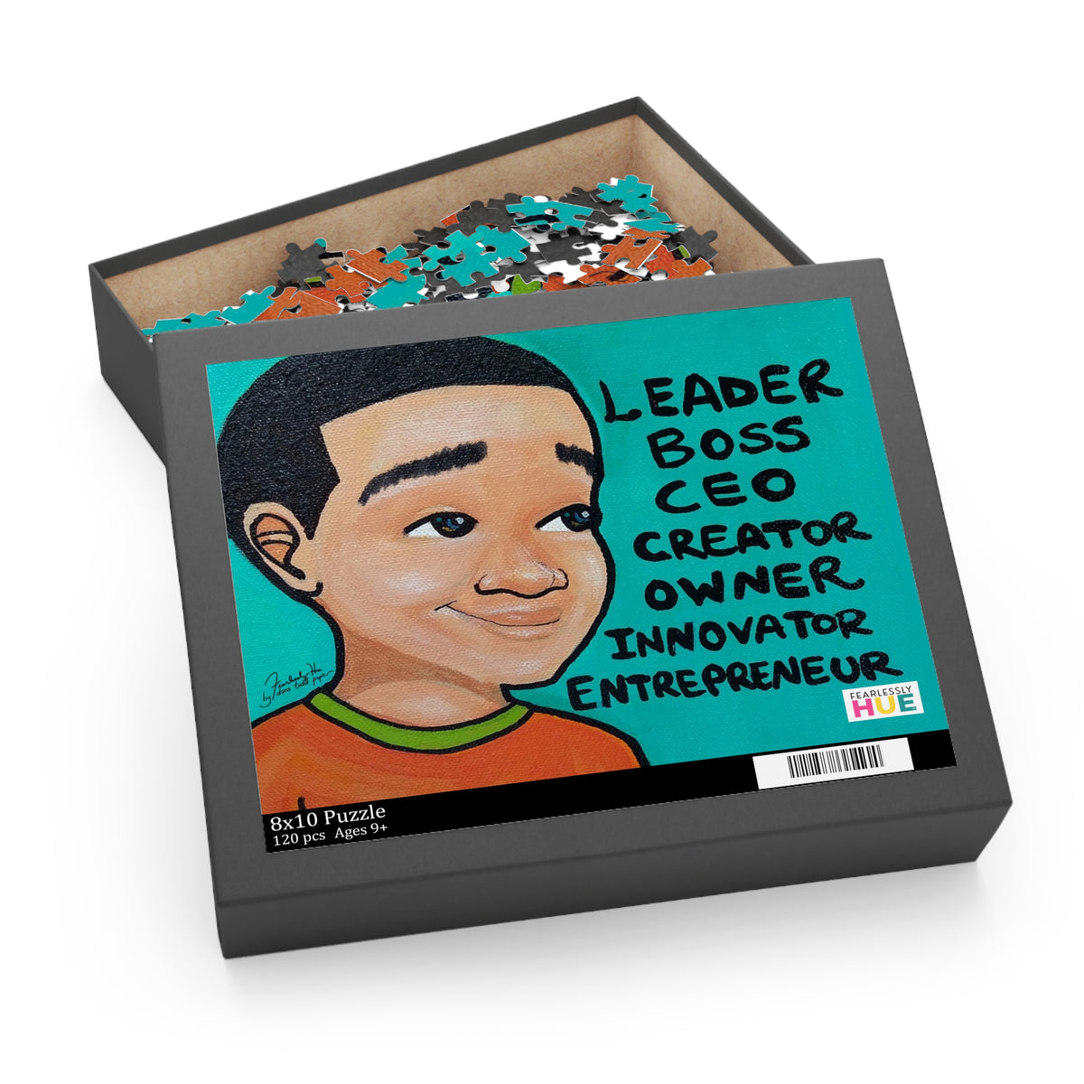 Leader Boss CEO Boy I 120-piece puzzle in its gift box.