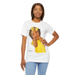 Fearlessly Hue® Radiate Adult T-shirt - Inspirational, Yellow Graphic Tee