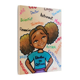 Ed = Op Girl, II - 11 x 14 Canvas Print Wall Art