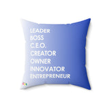 "LBC Word Ombre WB" Pillow