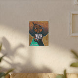 [DRAFT CANVAS] "Fashionista" Pink and Green Stretched Canvas Print