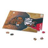 "Fashionista Red & White" Puzzle (120 or 252-Piece)