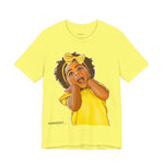 Fearlessly Hue® Radiate Adult T-shirt - Inspirational, Yellow Graphic Tee