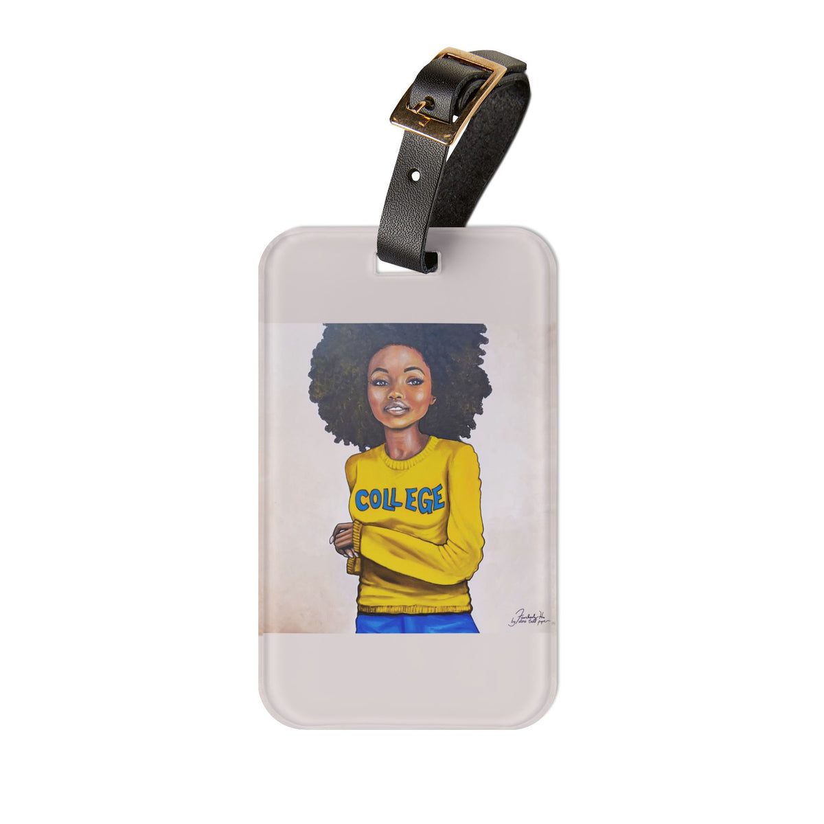 "College Gold and Blue" Luggage Tag