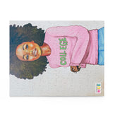 "College Pink and Green" Puzzle (120 or 252-Piece)