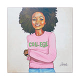College Canvas Print — 11 x14 Matte Stretched Wall Art