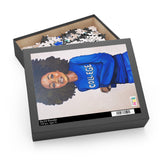 "College Blue and White" Puzzle (120 or 252-Piece)
