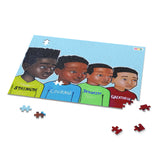 "Strength Courage Integrity Greatness Boys" Puzzle (120 or 252-Piece)