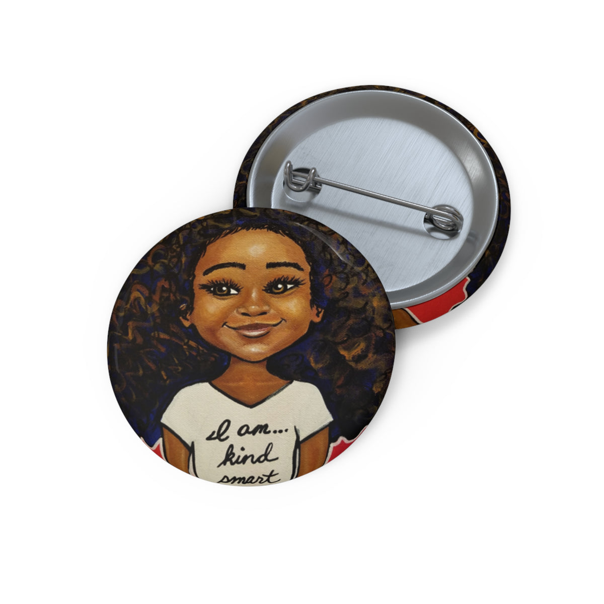 I am Smart Kind Important Pin Button