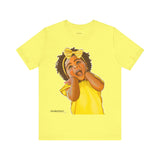 Fearlessly Hue® Radiate Adult T-shirt - Inspirational, Yellow Graphic Tee