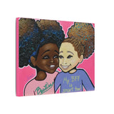 My BFF is Smart Too - 11 x 14 Canvas Print Wall Art