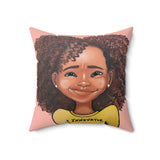 Innovator Girl - 18 x 18 Pillow