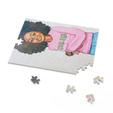 "College Pink and Green" Puzzle (120 or 252-Piece)