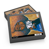 "Fashionista Blue & White" Puzzle (120 or 252-Piece)