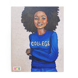 "College Blue and White" Puzzle (120 or 252-Piece)