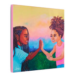 Clap Pat - 12 x 12 Canvas Print Wall Art