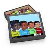 "Strength Courage Integrity Greatness Boys" Puzzle (120 or 252-Piece)
