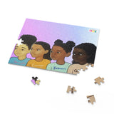 "Strength Courage Integrity Greatness Girls" Puzzle (120 or 252-Piece)