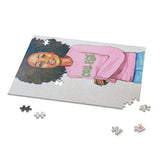 "College Pink and Green" Puzzle (120 or 252-Piece)