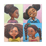 Beautiful, Smart, Innovative, Creative - 12 x 12 Canvas Print Wall Art