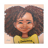 Innovator Girl - 12 x 12 Canvas Print Wall Art