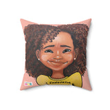 Innovator Girl - 18 x 18 Pillow