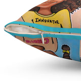 "Beautiful Smart Innovative Creative" Pillow