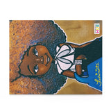 "Fashionista Blue & Gold" Puzzle (120 or 252-Piece)