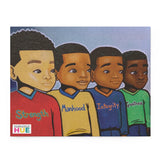 "Strength Manhood Integrity Greatness" Puzzle (120 or 252-Piece)