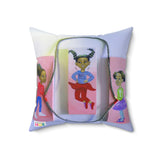 Jumping to Higher Heights I - 18 x 18 Pillow
