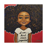I am... Smart, Kind, Important - 12 x 12 Canvas Print Wall Art