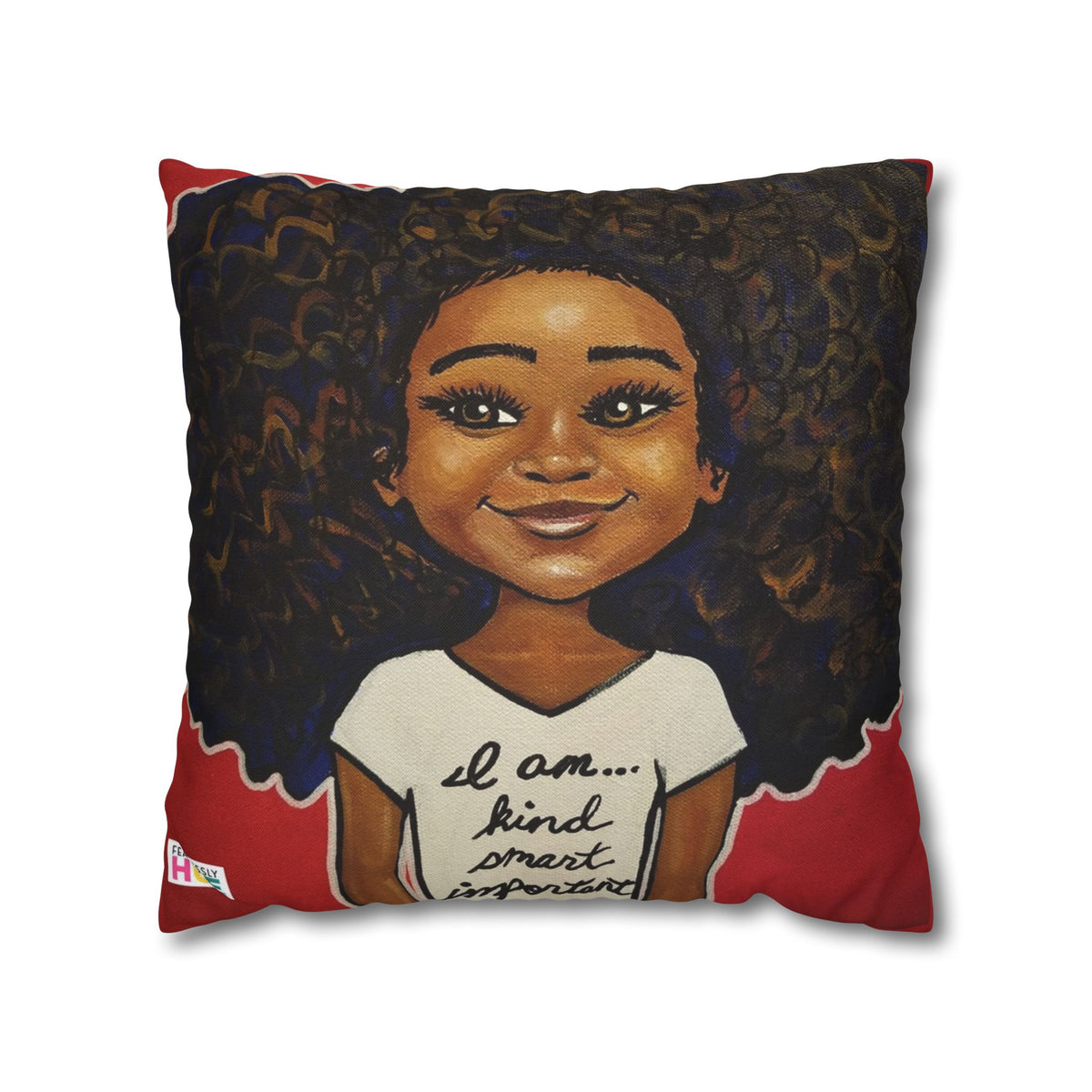 "I am Kind Smart Important" Pillow Case